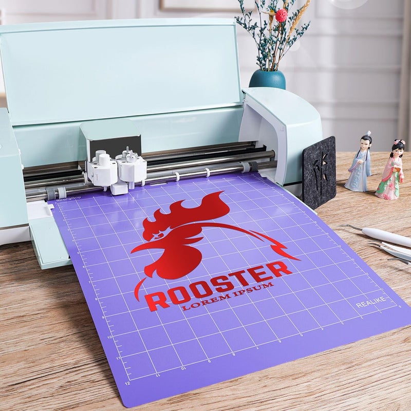 REALIKE 12x12 StrongGrip Cutting Mat Compatible with Cricut Maker 3/Maker 4/Maker/Explore 3/4/Air 2/Air/One(3 Mats), Gridded Adhesive Non-Slip Cut Mat for Crafts, Quilting, Sewing and All Arts - Image 3